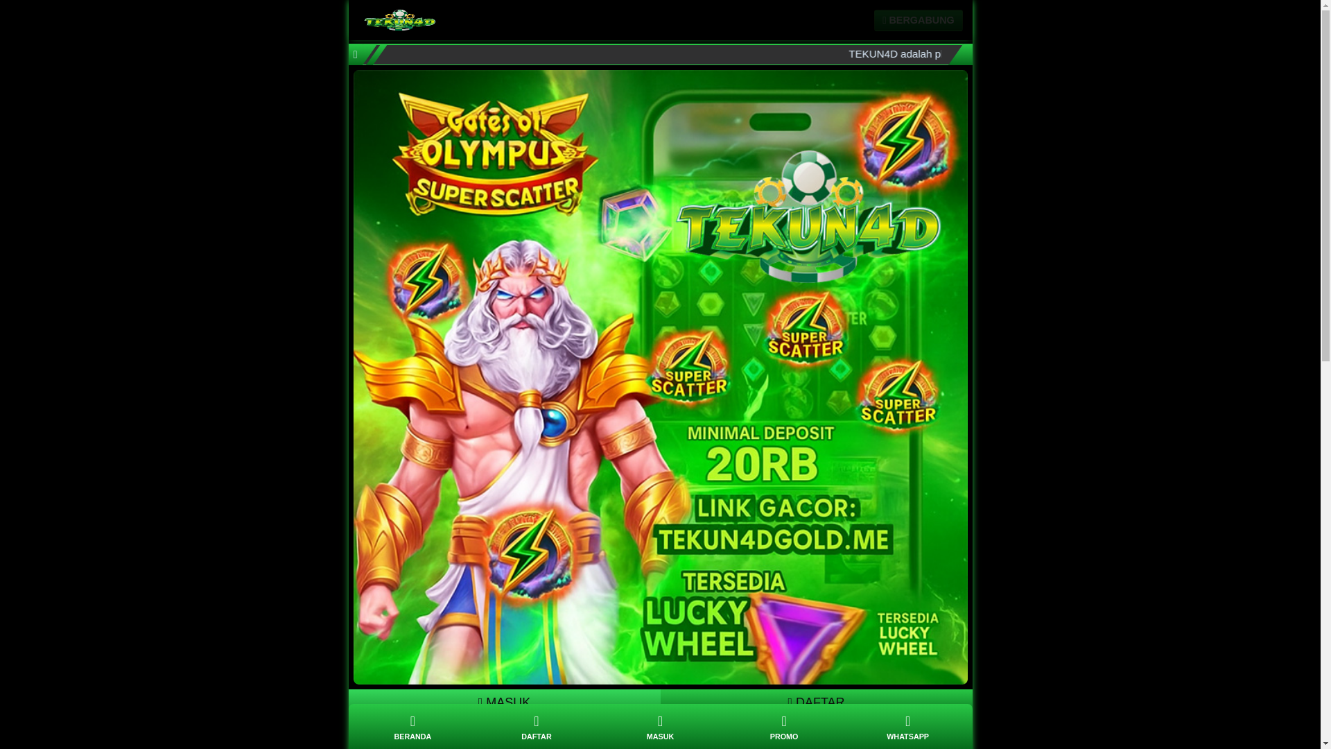 website screenshot of https://tekun4dtop.pages.dev/