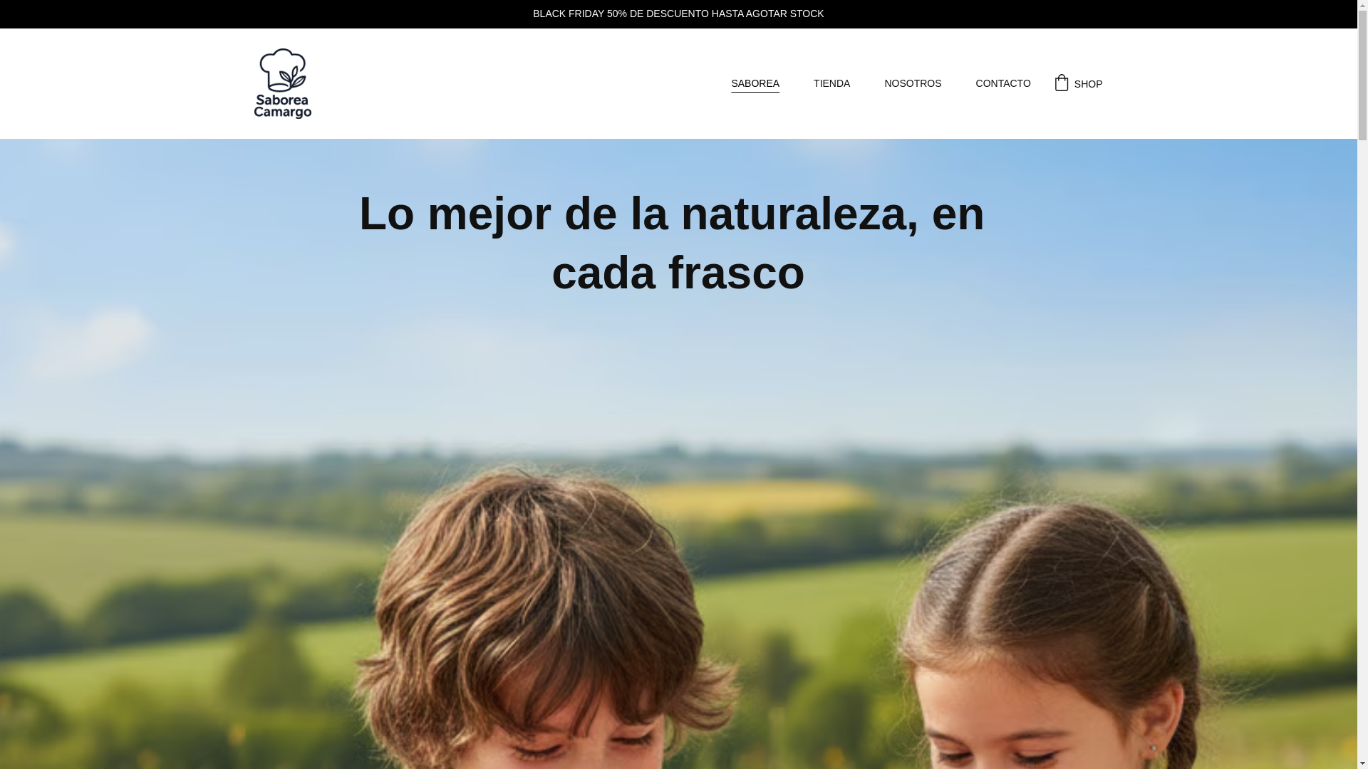 website screenshot of https://saboreacamargo.shop/