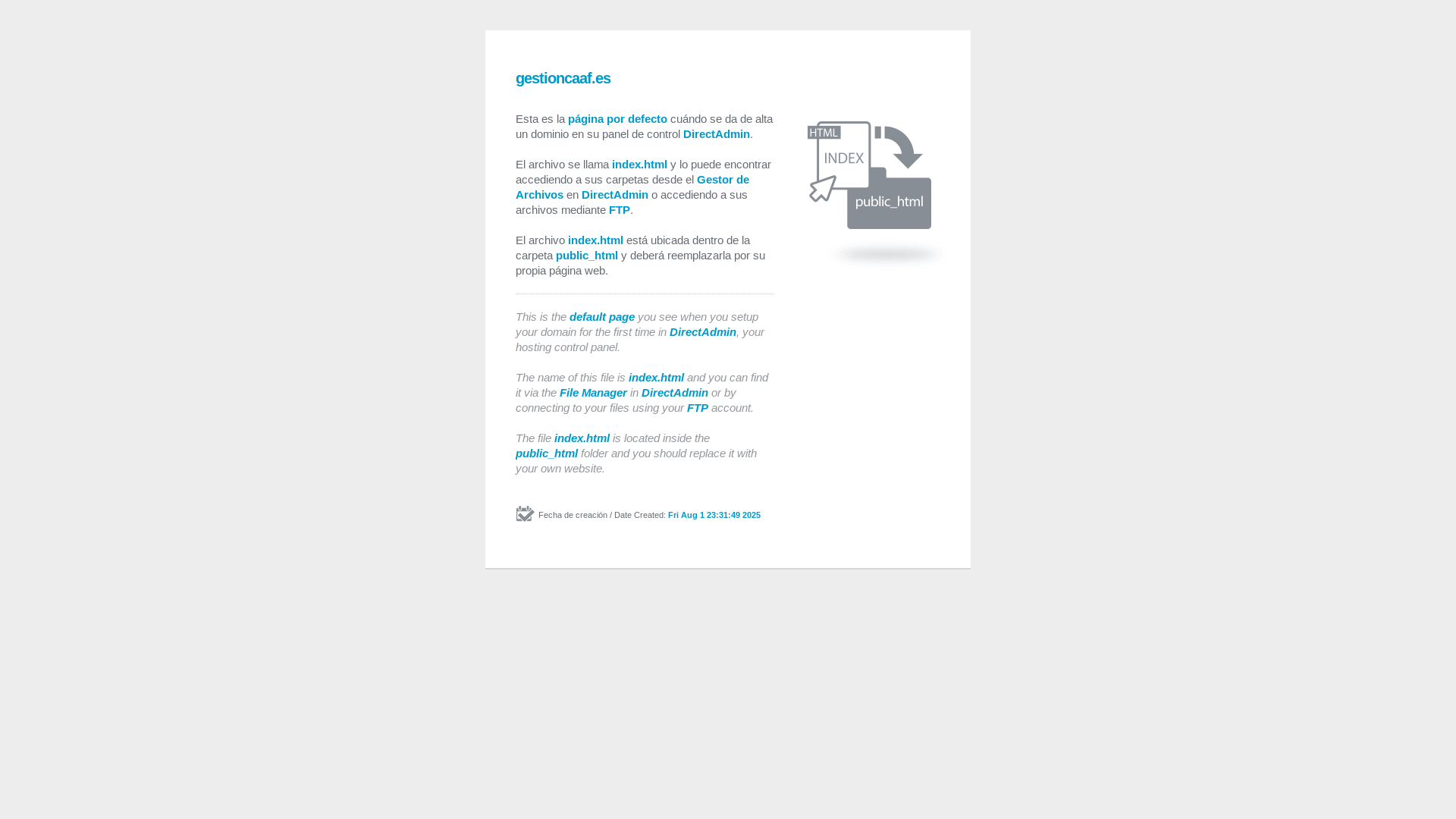 website screenshot of https://gestioncaaf.es/