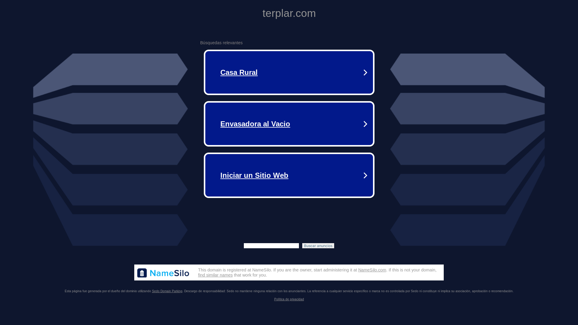 website screenshot of https://terplar.com/