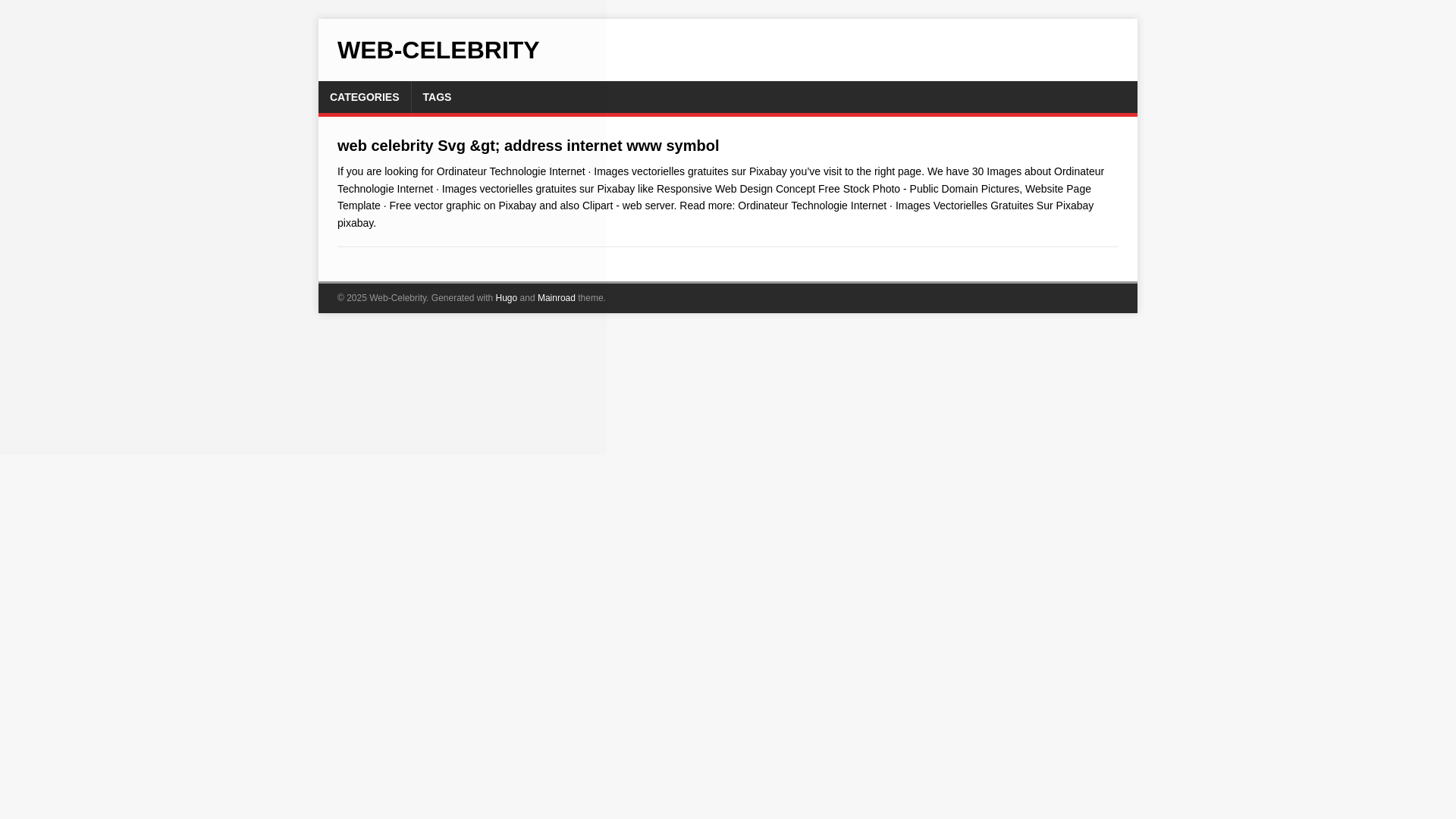 website screenshot of https://web-celebrity.pages.dev/