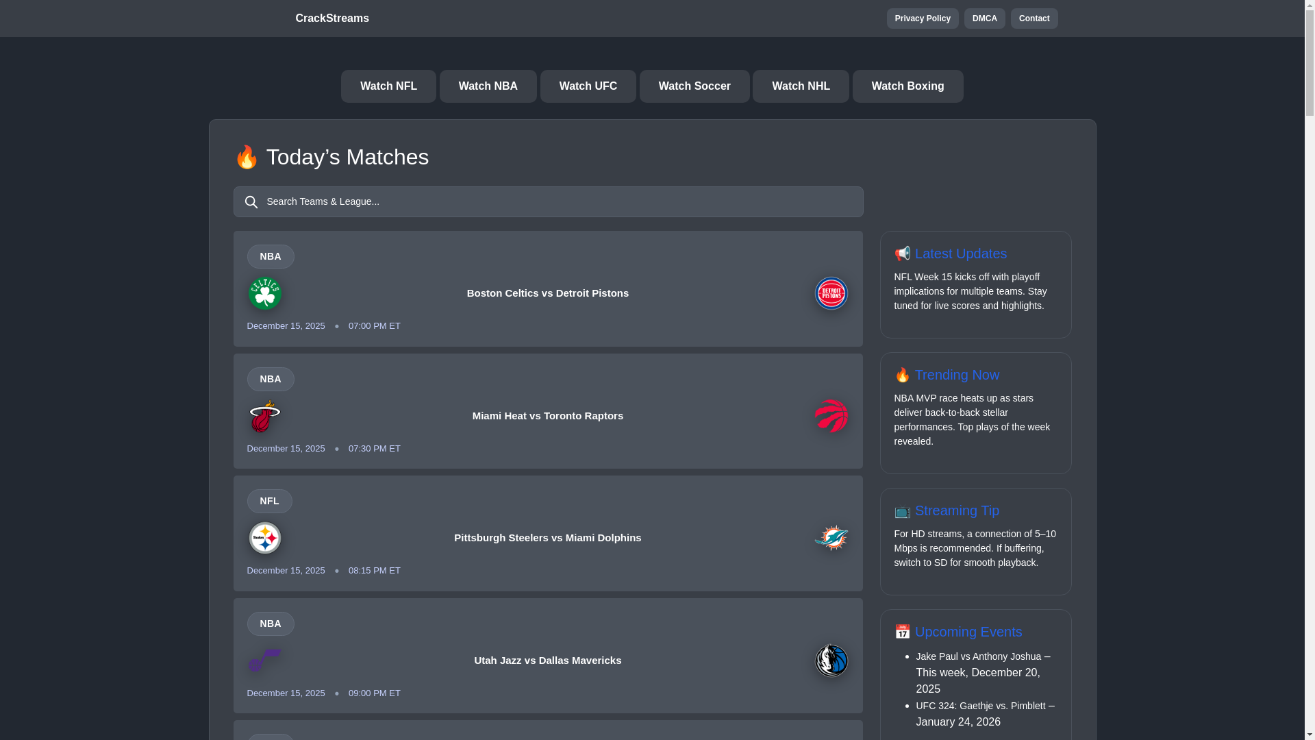 website screenshot of https://crackstreams-offcial23.pages.dev/