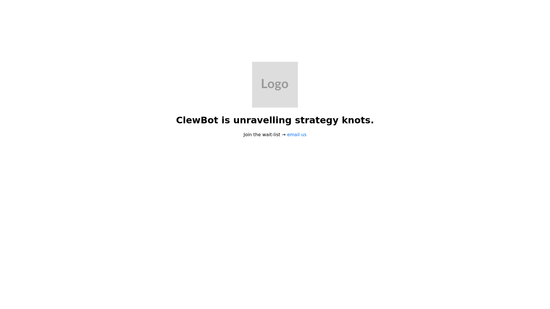 website screenshot of https://clewbot-site.pages.dev/
