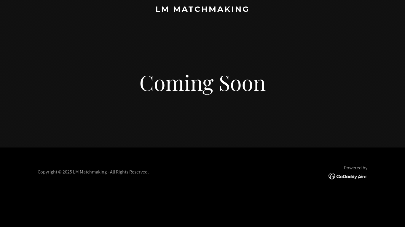 website screenshot of https://matchmakerstl.com/