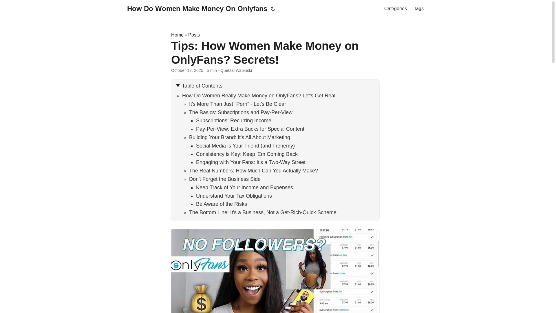 website screenshot of https://how-do-women-make-money-on-onlyfans.pages.dev/