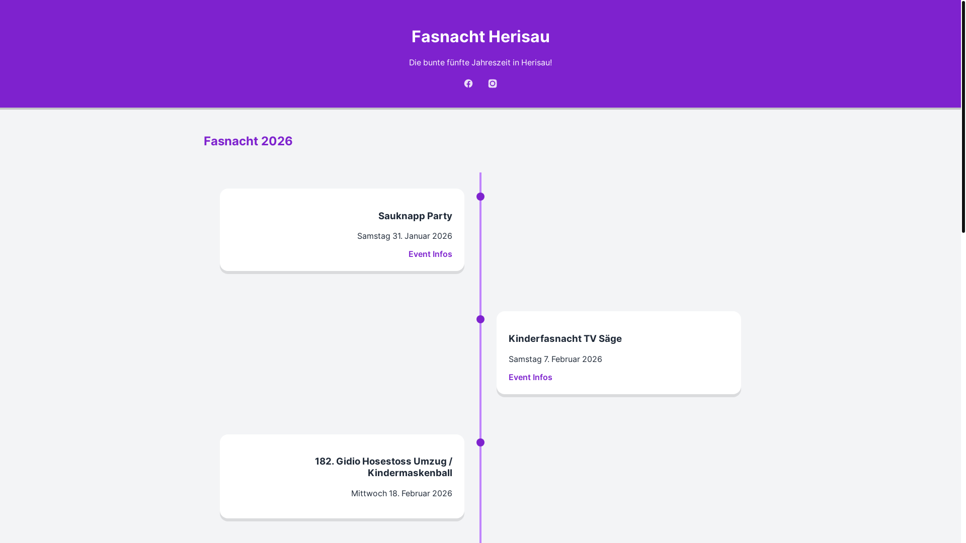 website screenshot of https://fasnachtherisau.ch/