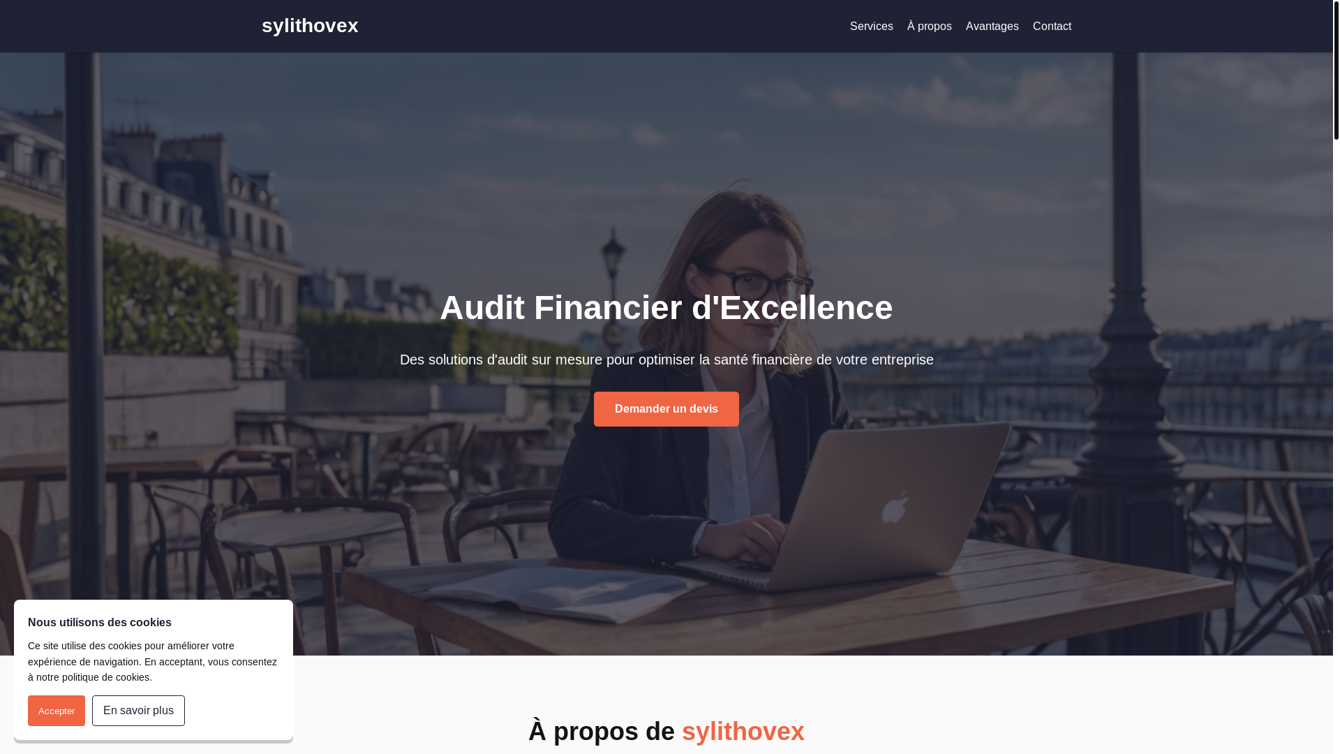 website screenshot of https://sylithovex.com/