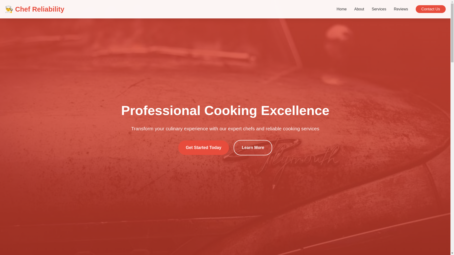 website screenshot of https://chefreliability.click/
