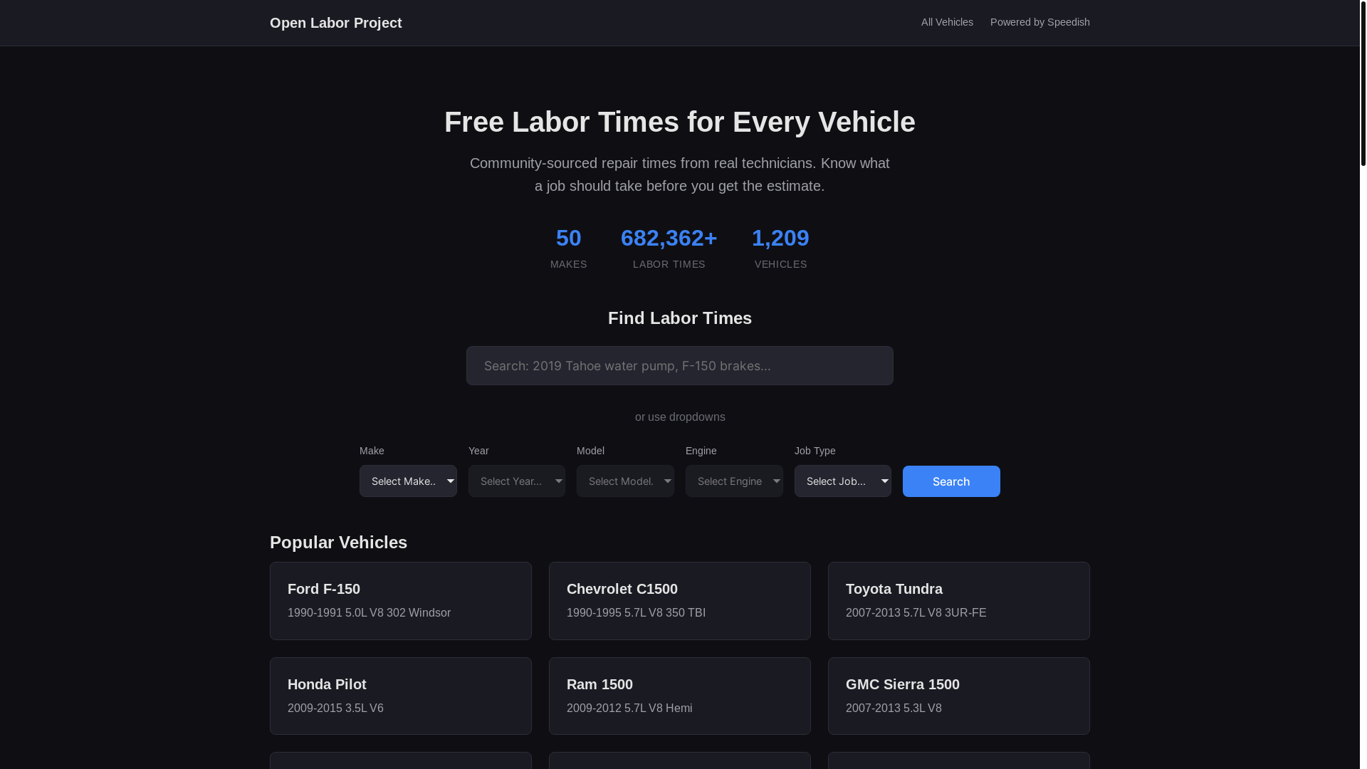 website screenshot of https://openlaborproject.com/