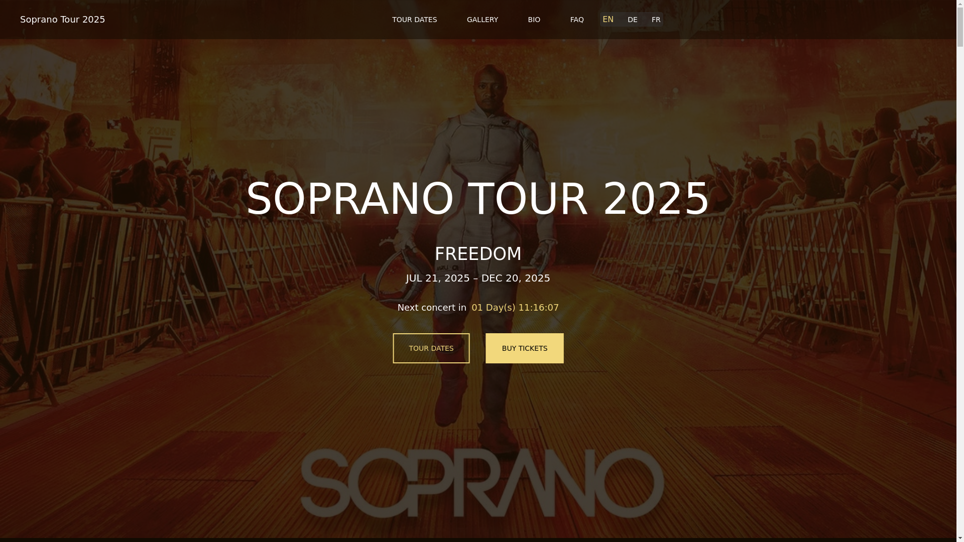 website screenshot of https://sopranotour-com-github-io.pages.dev/