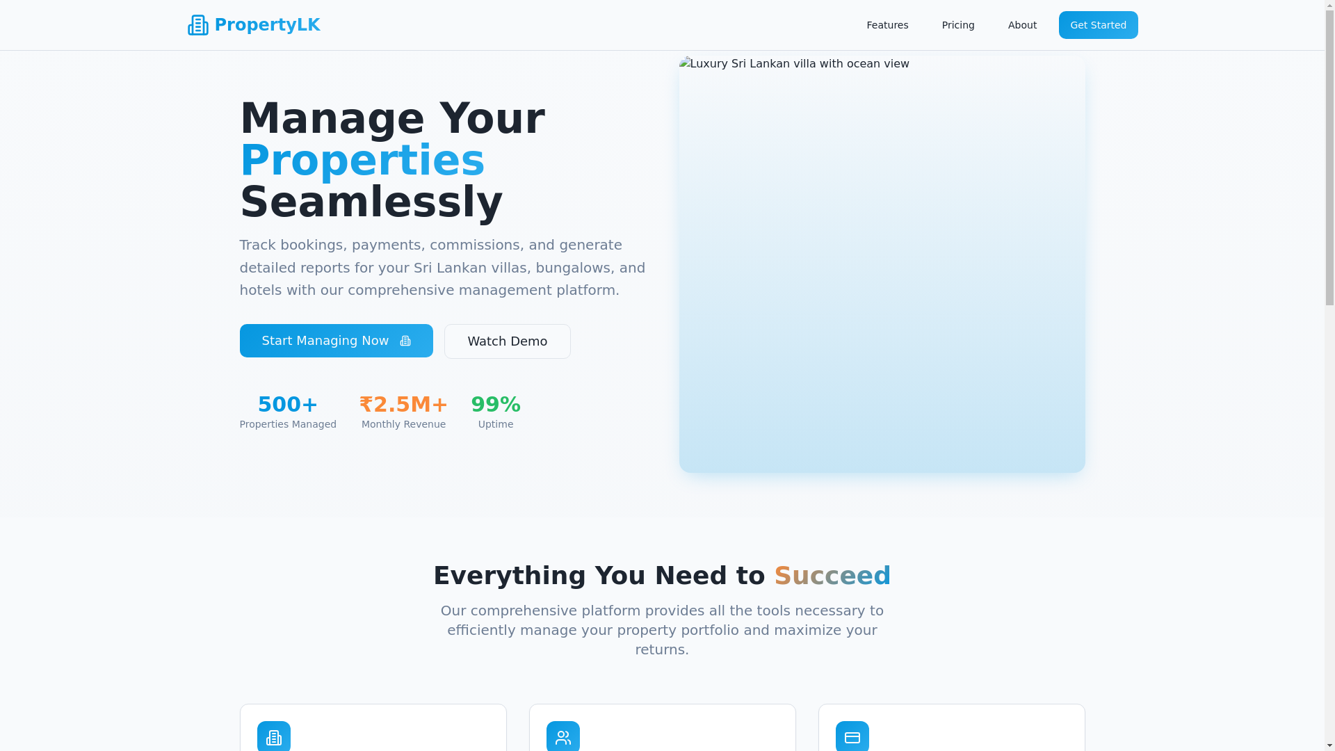 website screenshot of https://lanka-lease-link.pages.dev/
