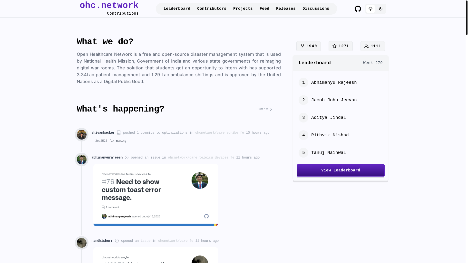 website screenshot of https://leaderboard-data.pages.dev/