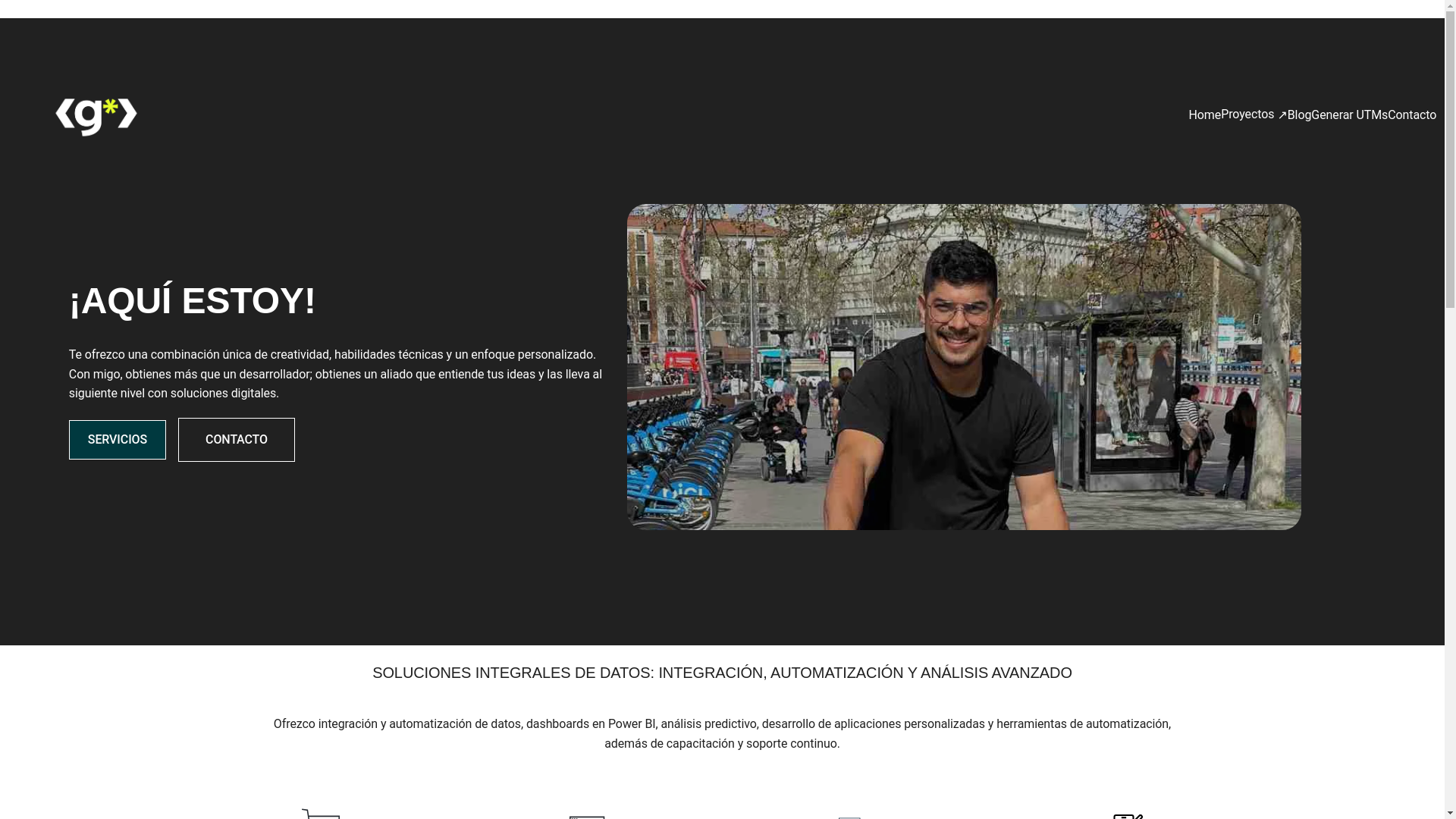 website screenshot of https://daclicks.link/