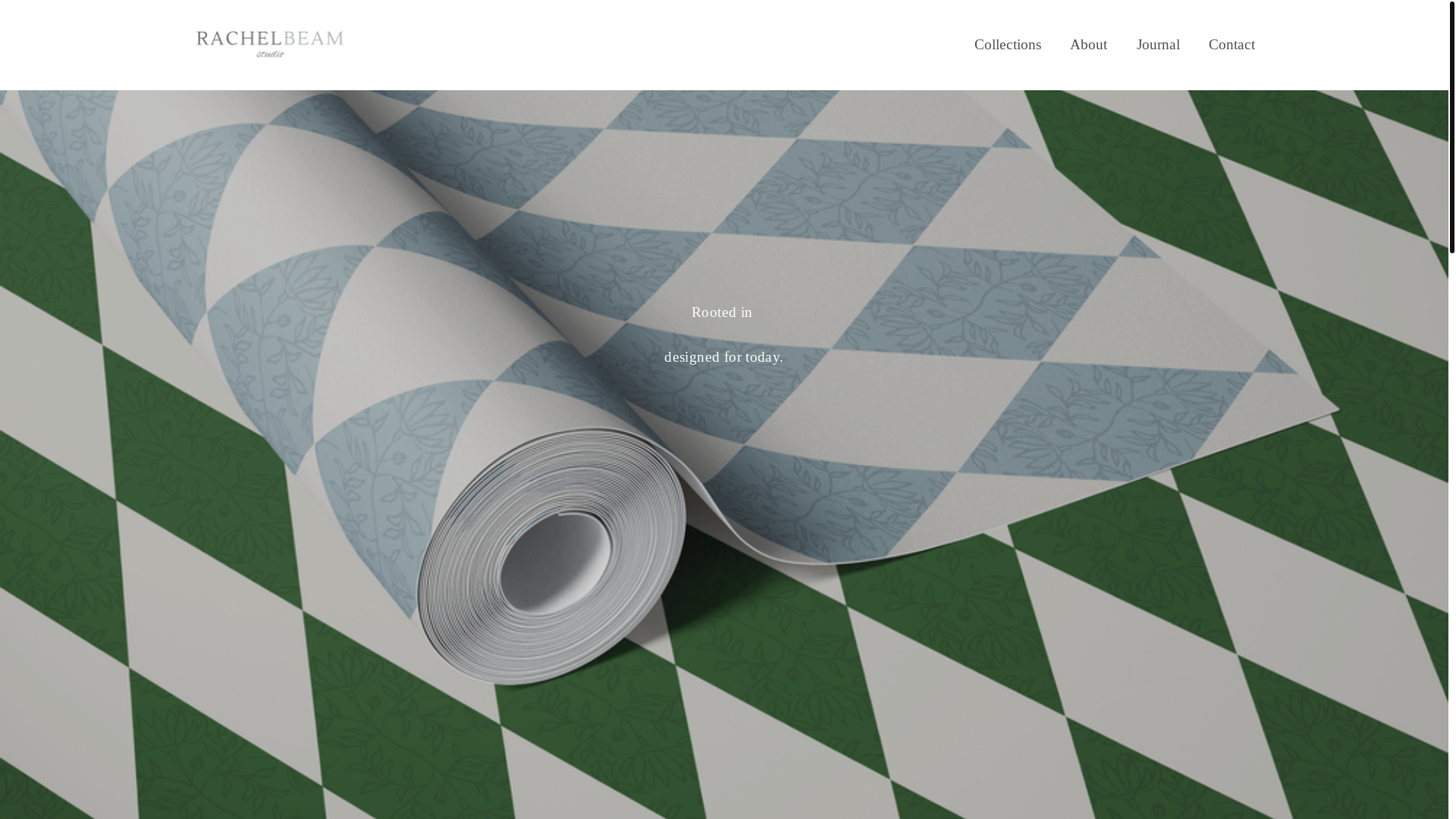 website screenshot of https://rachelbeamstudio.com/