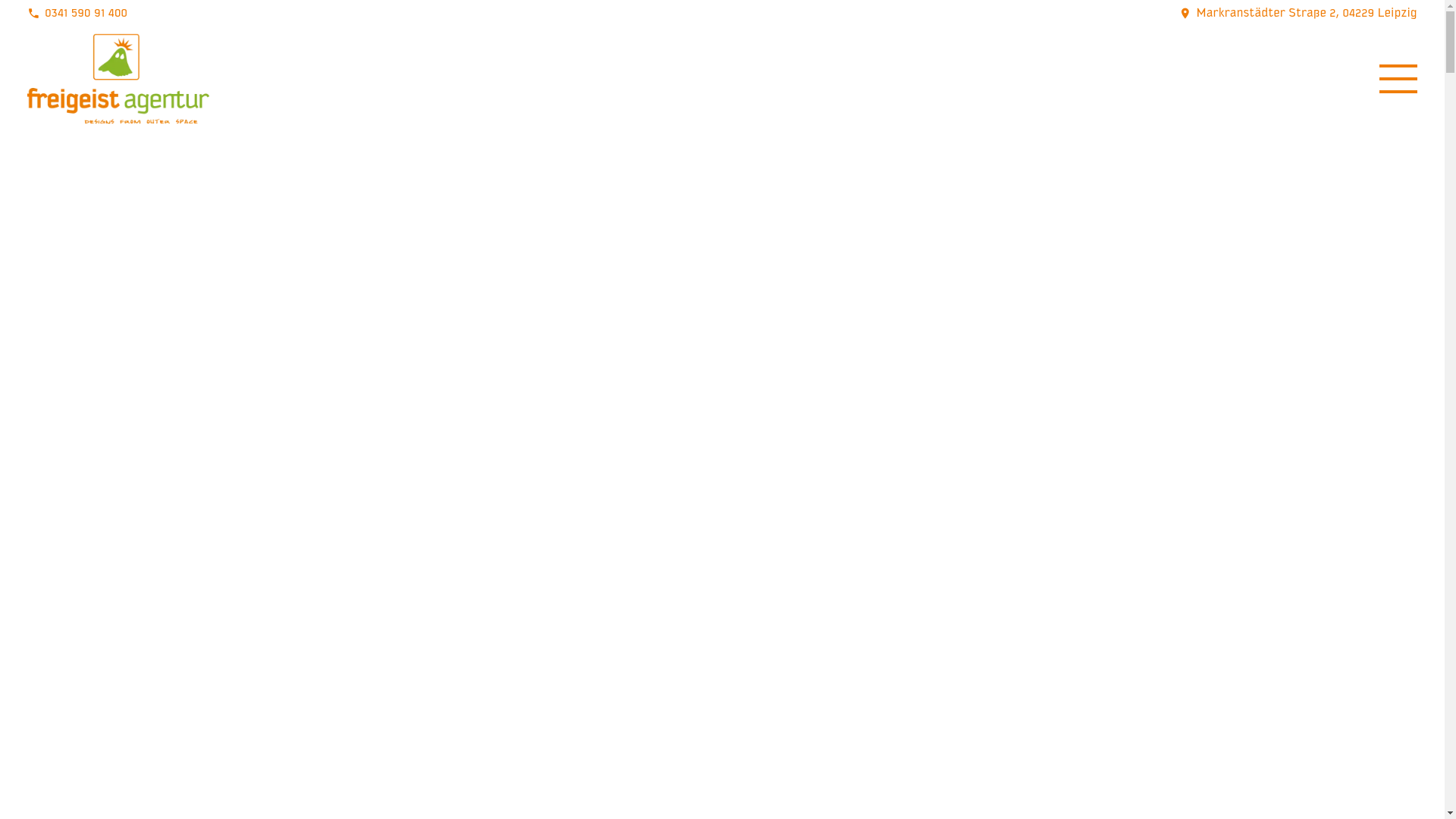 website screenshot of https://freigeist-agentur.com/