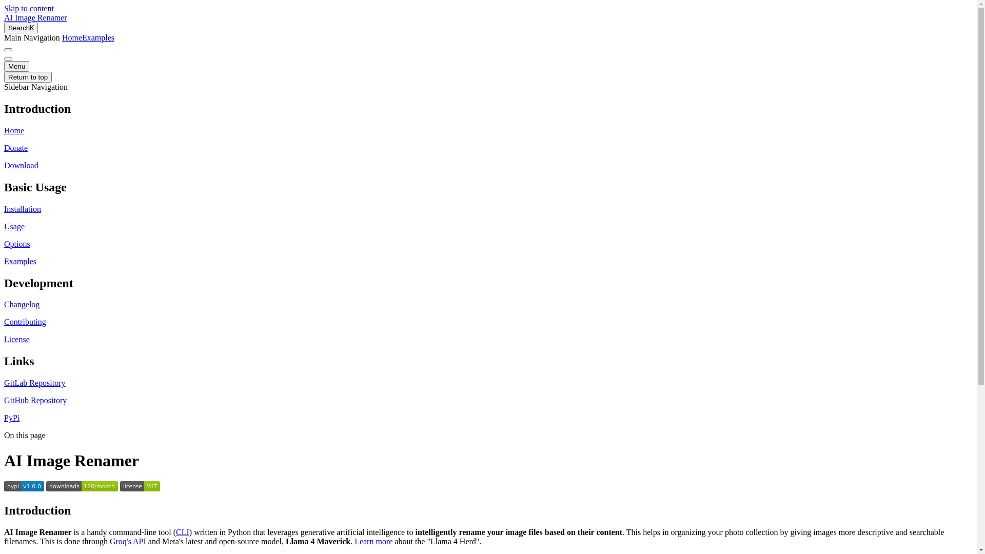 website screenshot of https://docs-ai-image-renamer.pages.dev/