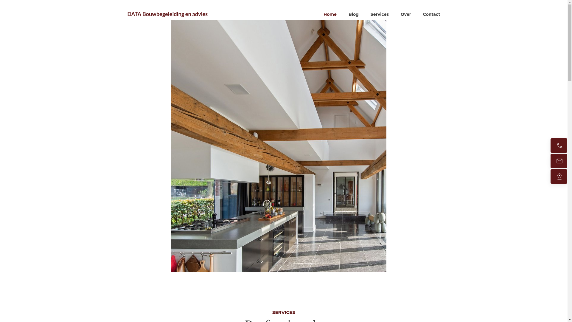 website screenshot of https://databouwbegeleiding.nl/
