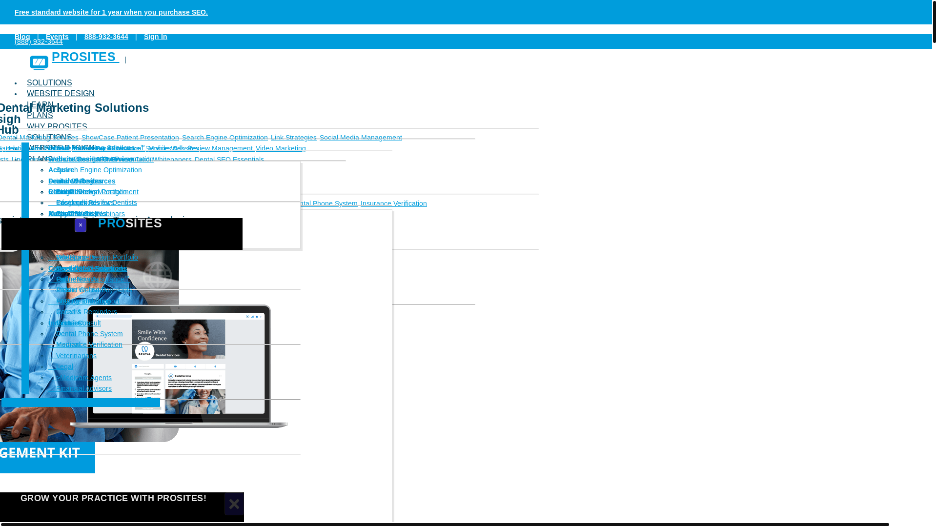 website screenshot of https://prositespromotion.info/