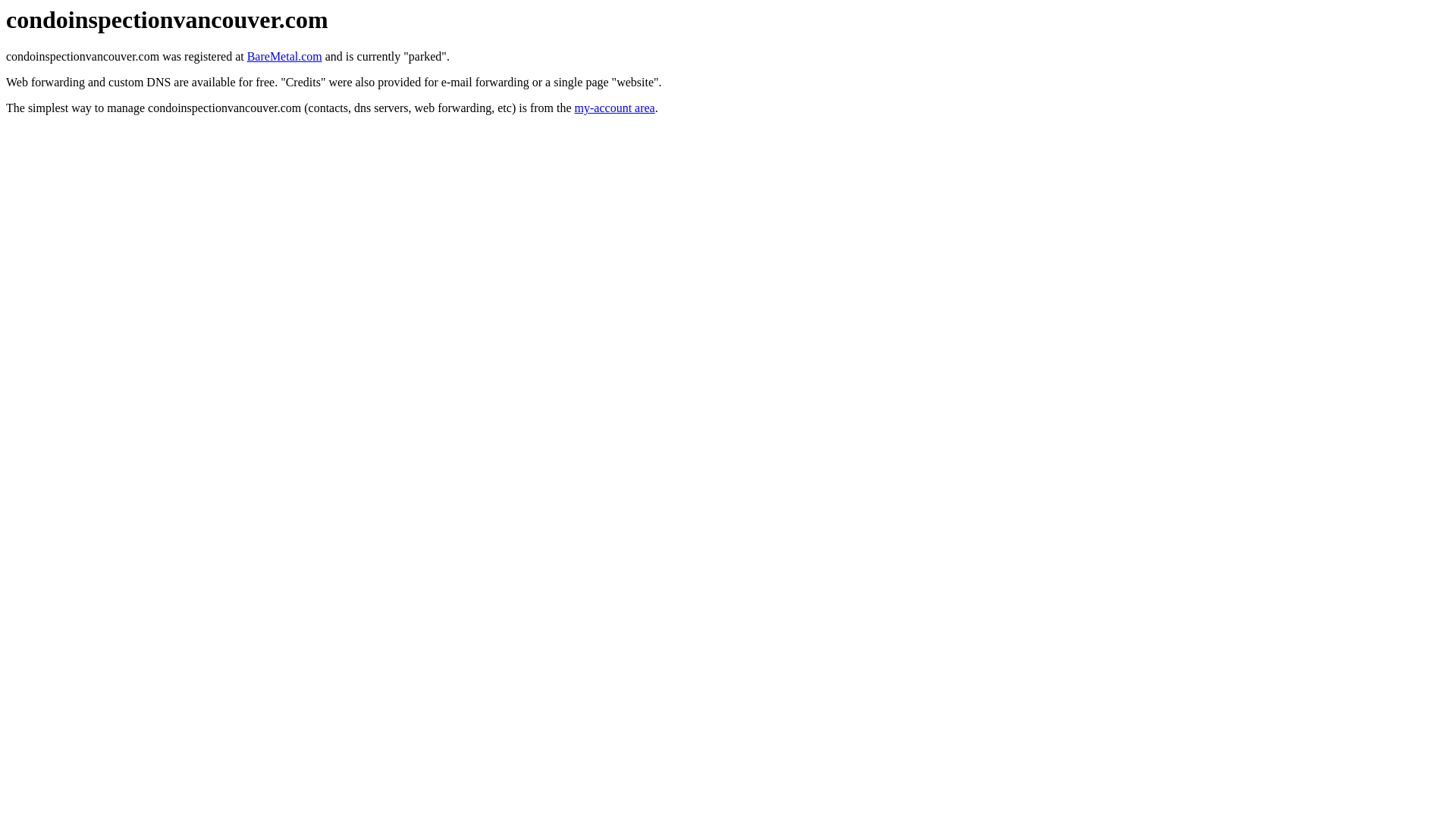 website screenshot of https://condoinspectionvancouver.com/