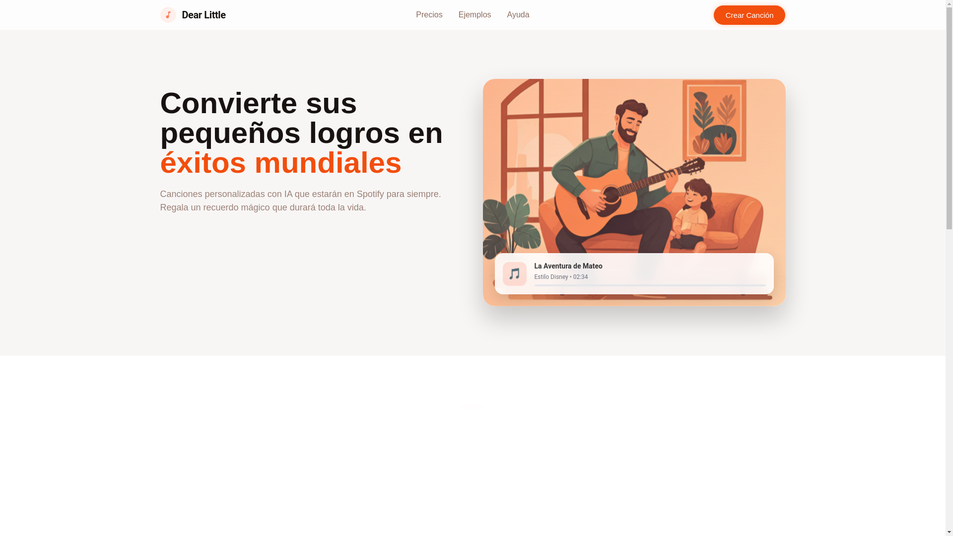 website screenshot of https://dearlittle.ovh/