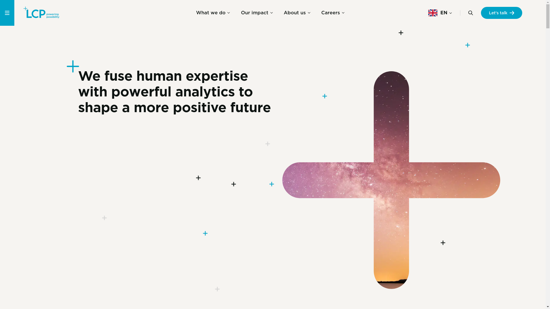 website screenshot of https://lane-clark-and-peacock.co.uk/