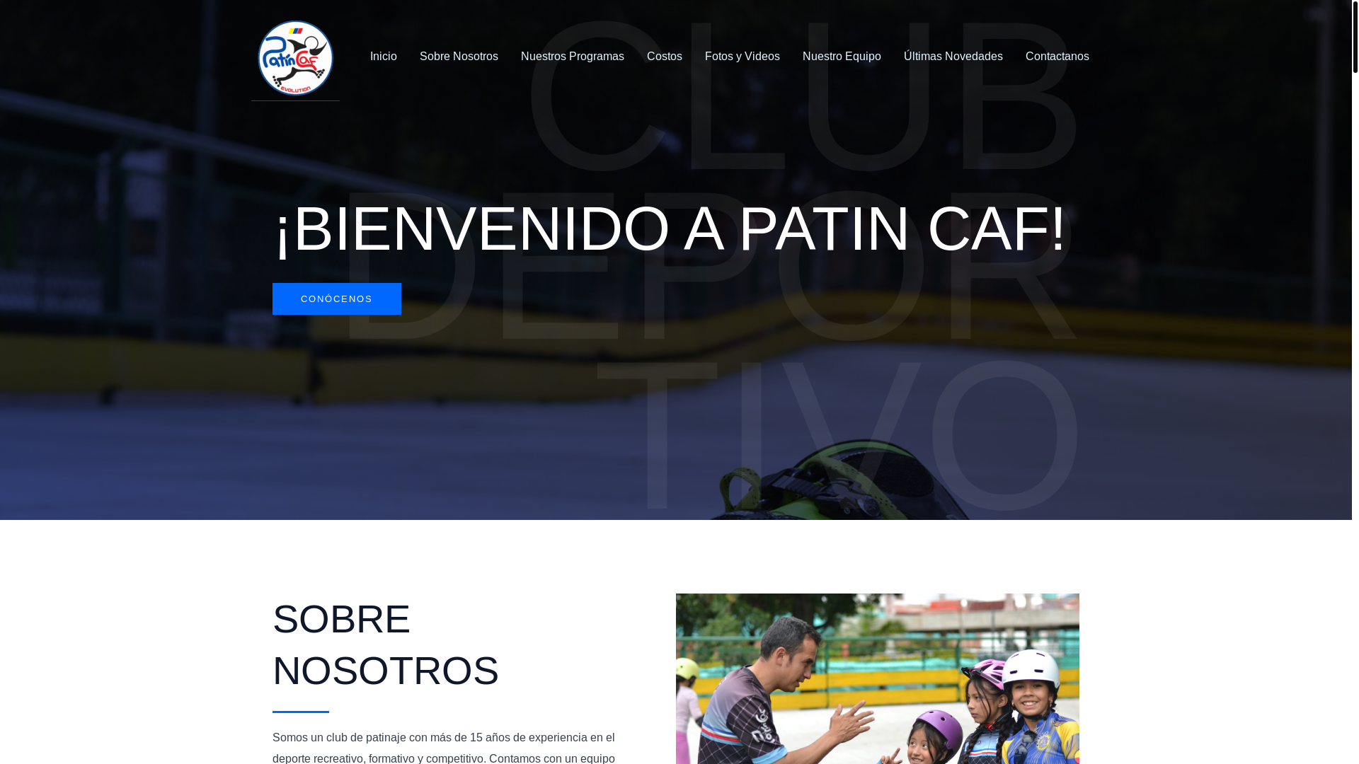 website screenshot of https://patincaf.com/