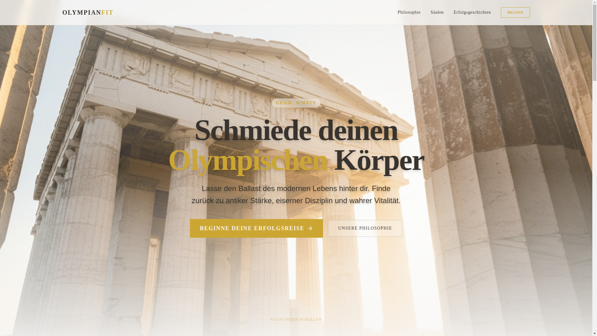 website screenshot of https://antikefitness.com/