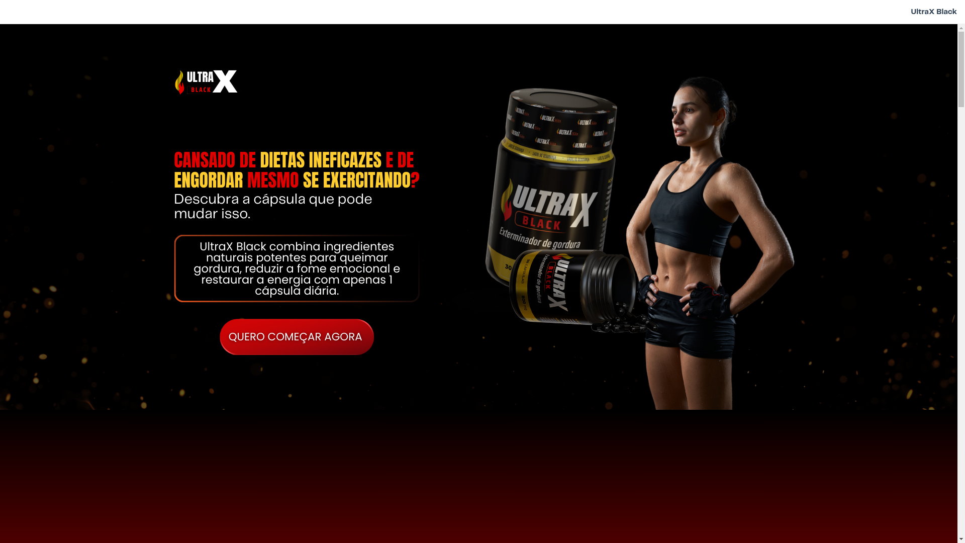 website screenshot of https://ultraxblack.com.br/