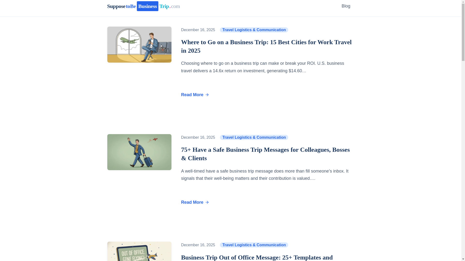 website screenshot of https://supposedtobebusinesstrip.com/