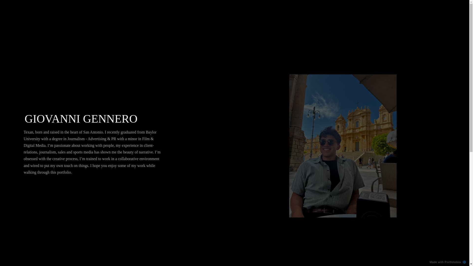 website screenshot of https://giovannigennero.com/