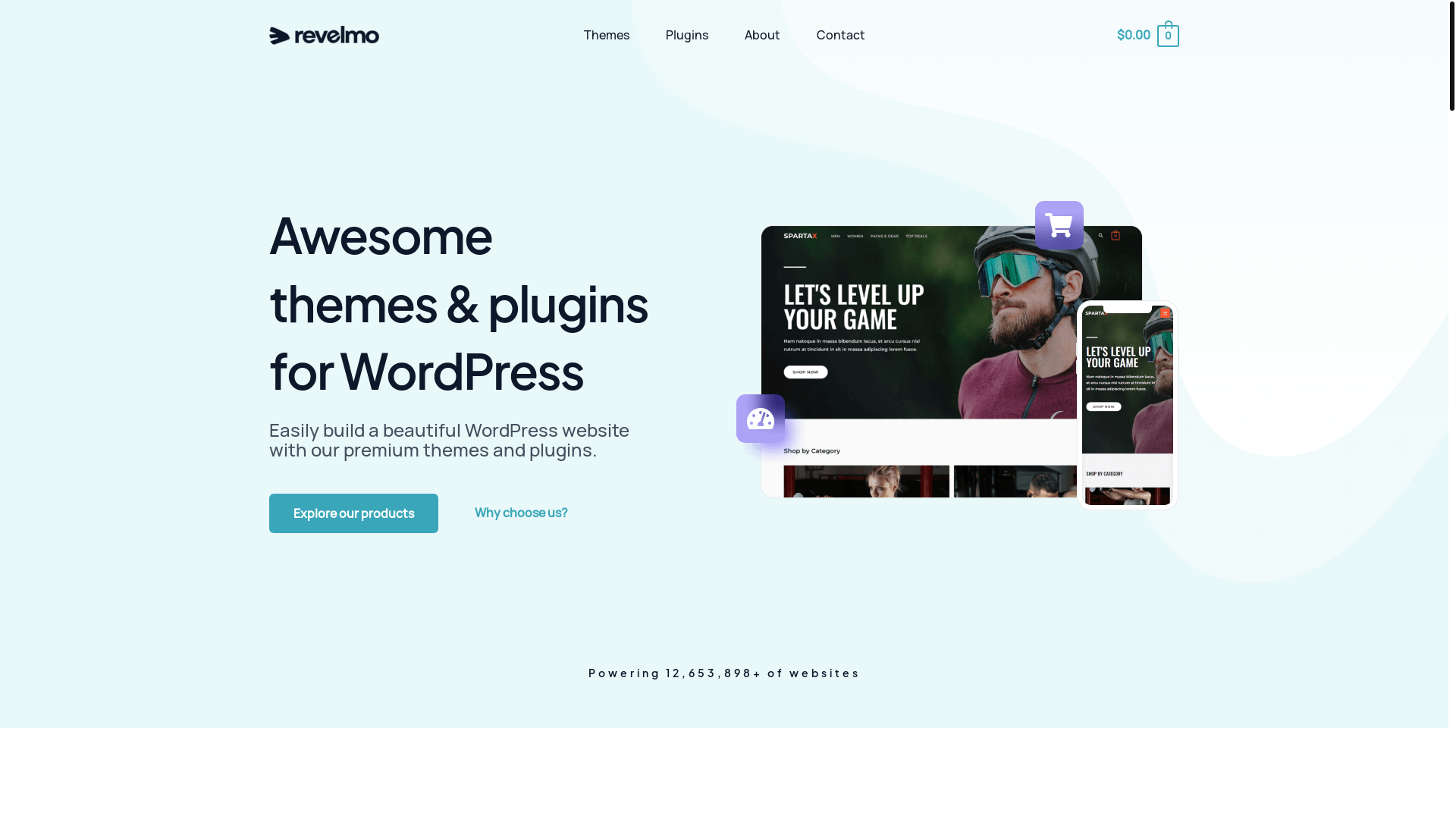 website screenshot of https://revelmo.com/