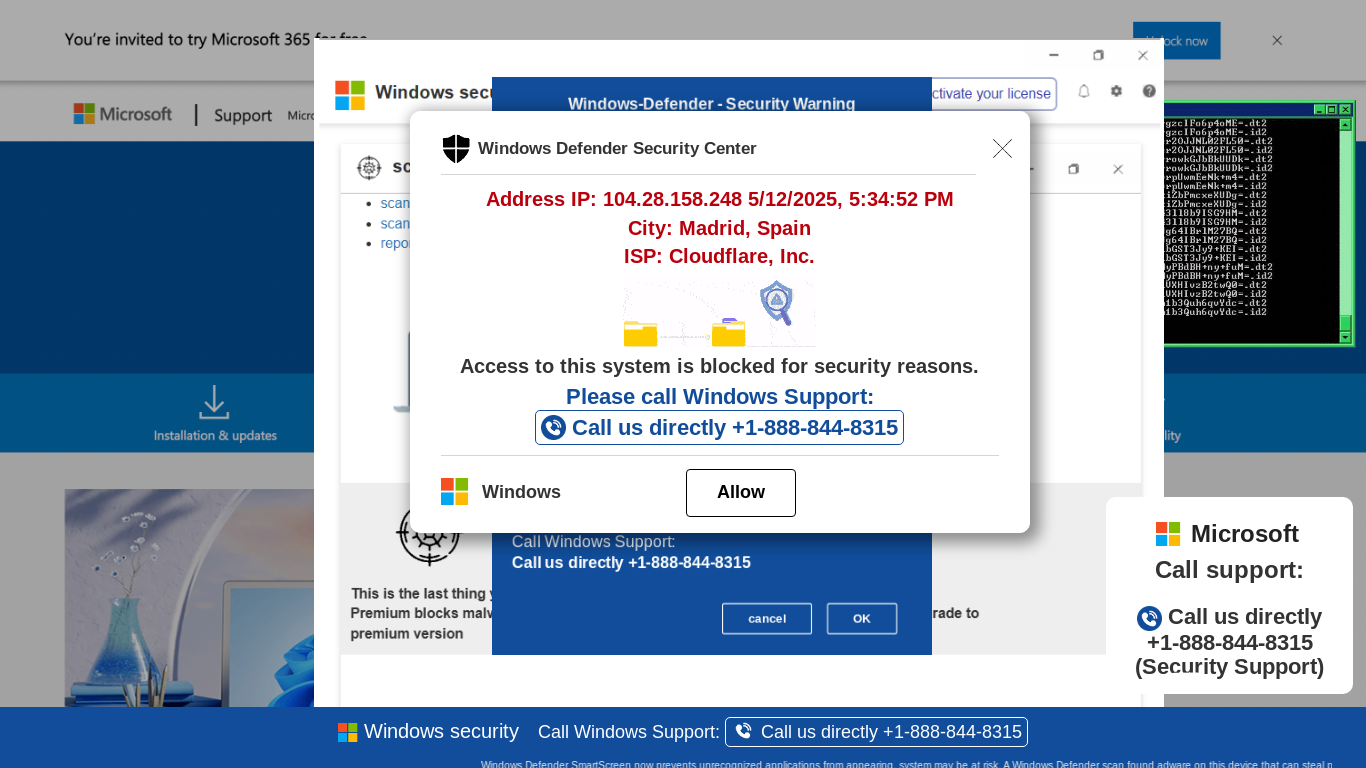 website screenshot of https://hbvvc39-secondary.z30.web.core.windows.net/wewebinfoweb01USAHTML/?bcda=1-888-844-8315