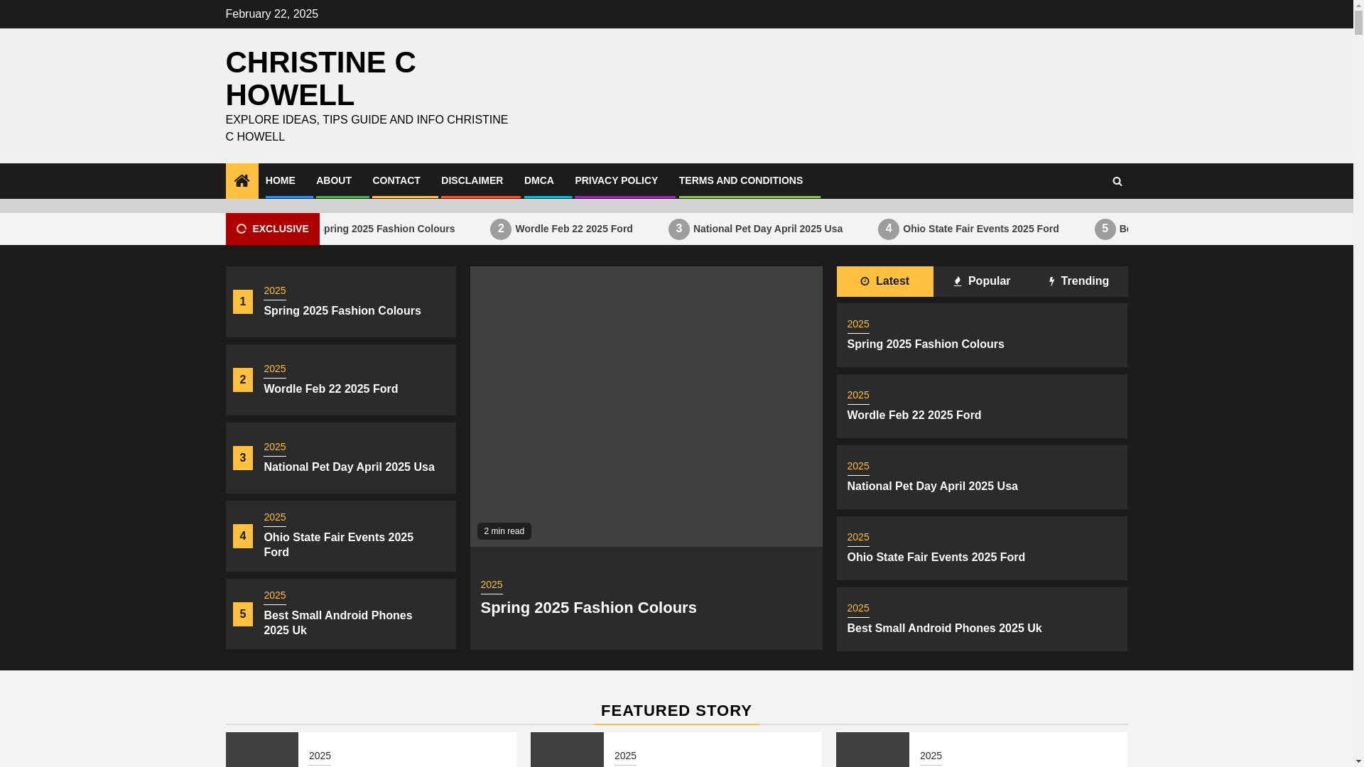 website screenshot of https://christinechowellj.pages.dev/
