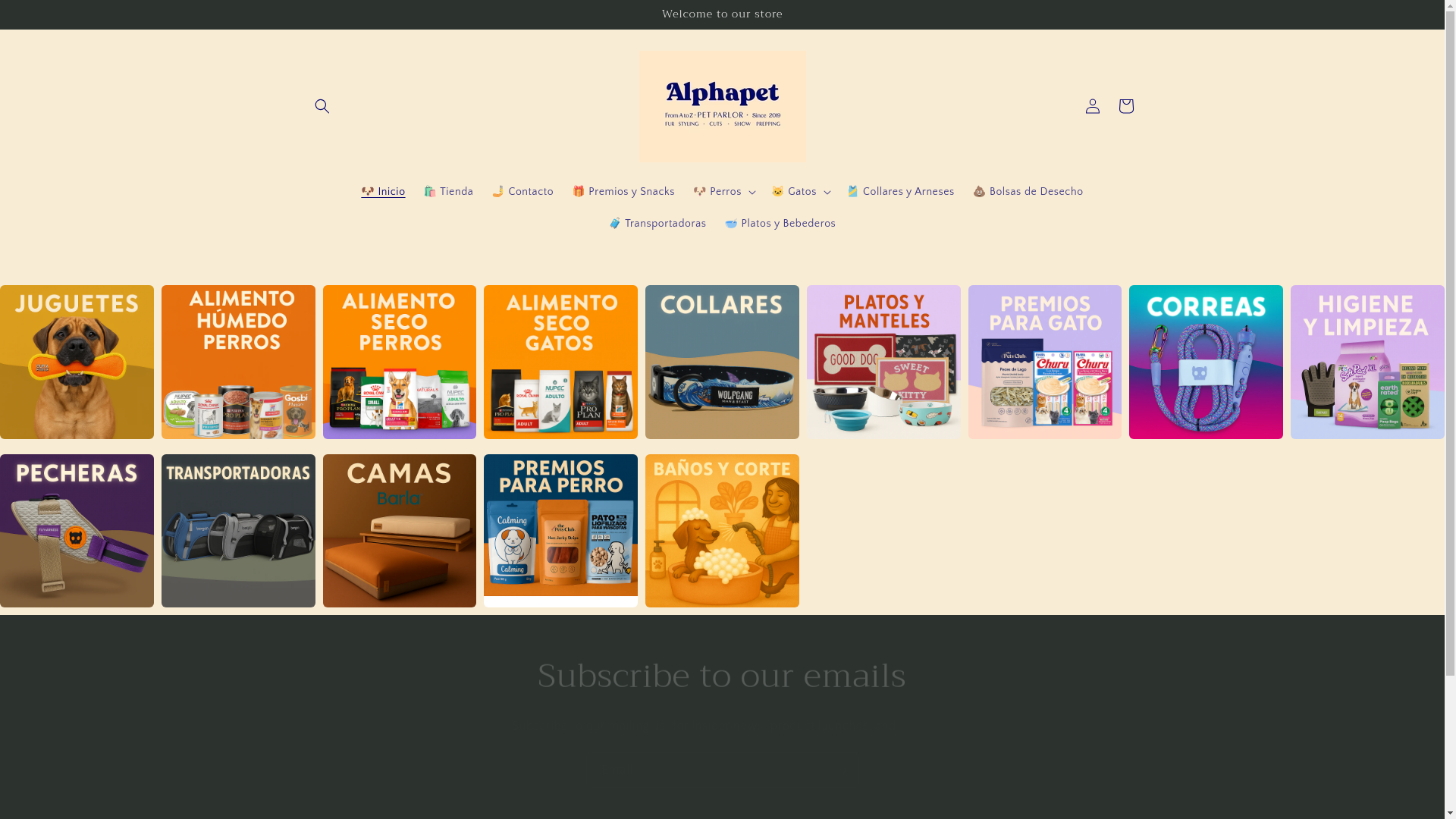 website screenshot of https://alphapet.mx/