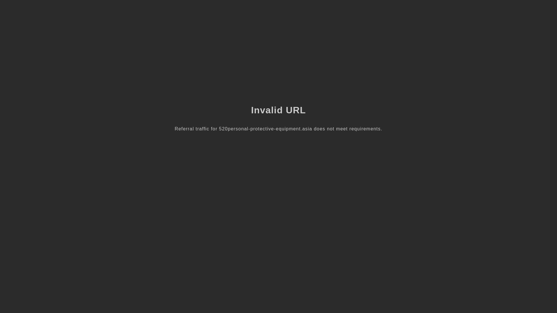 website screenshot of https://520personal-protective-equipment.asia/