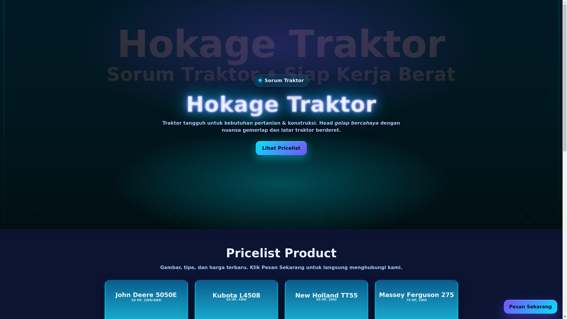 website screenshot of https://hokagetraktor.pages.dev/