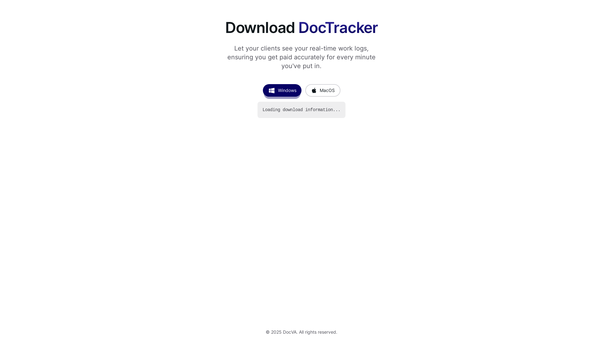 website screenshot of https://tracker-download-page-production-6ap.pages.dev/