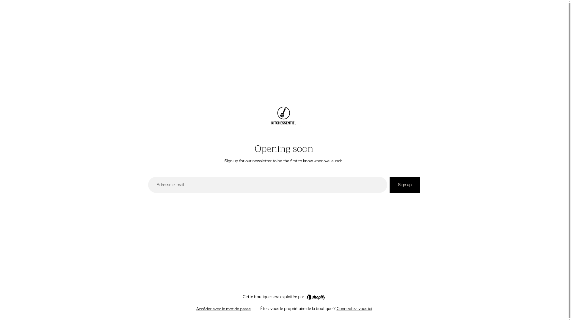 website screenshot of https://kitchessentiel.fr/
