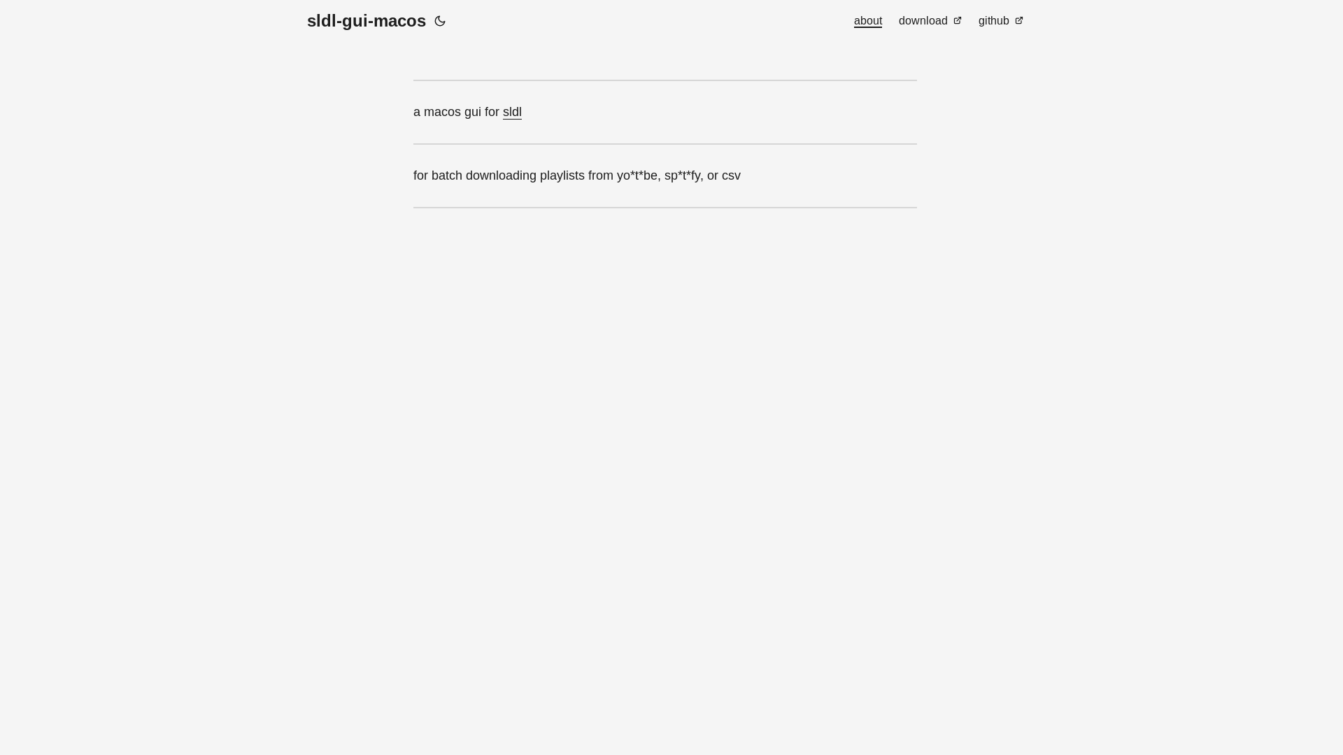 website screenshot of https://sldl-site.pages.dev/