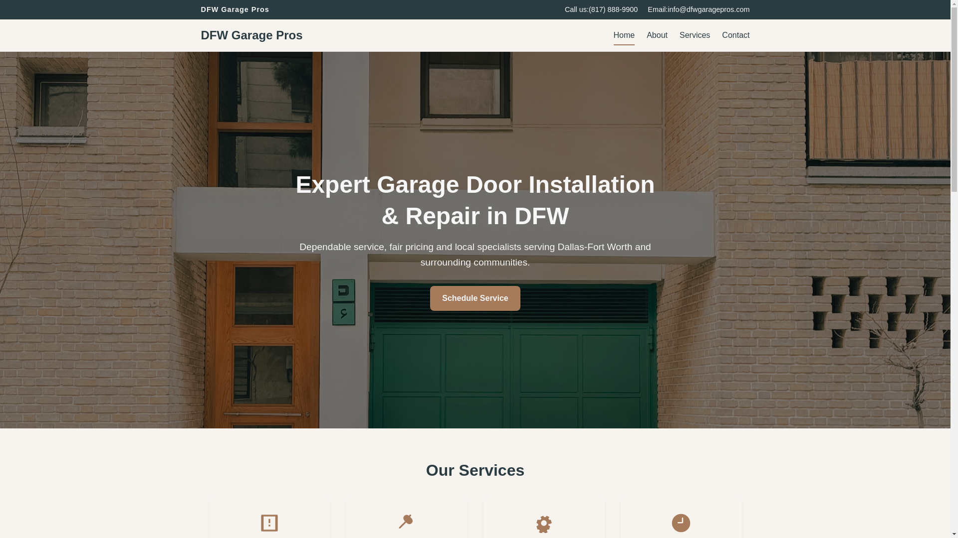 website screenshot of https://garagesitetest.pages.dev/