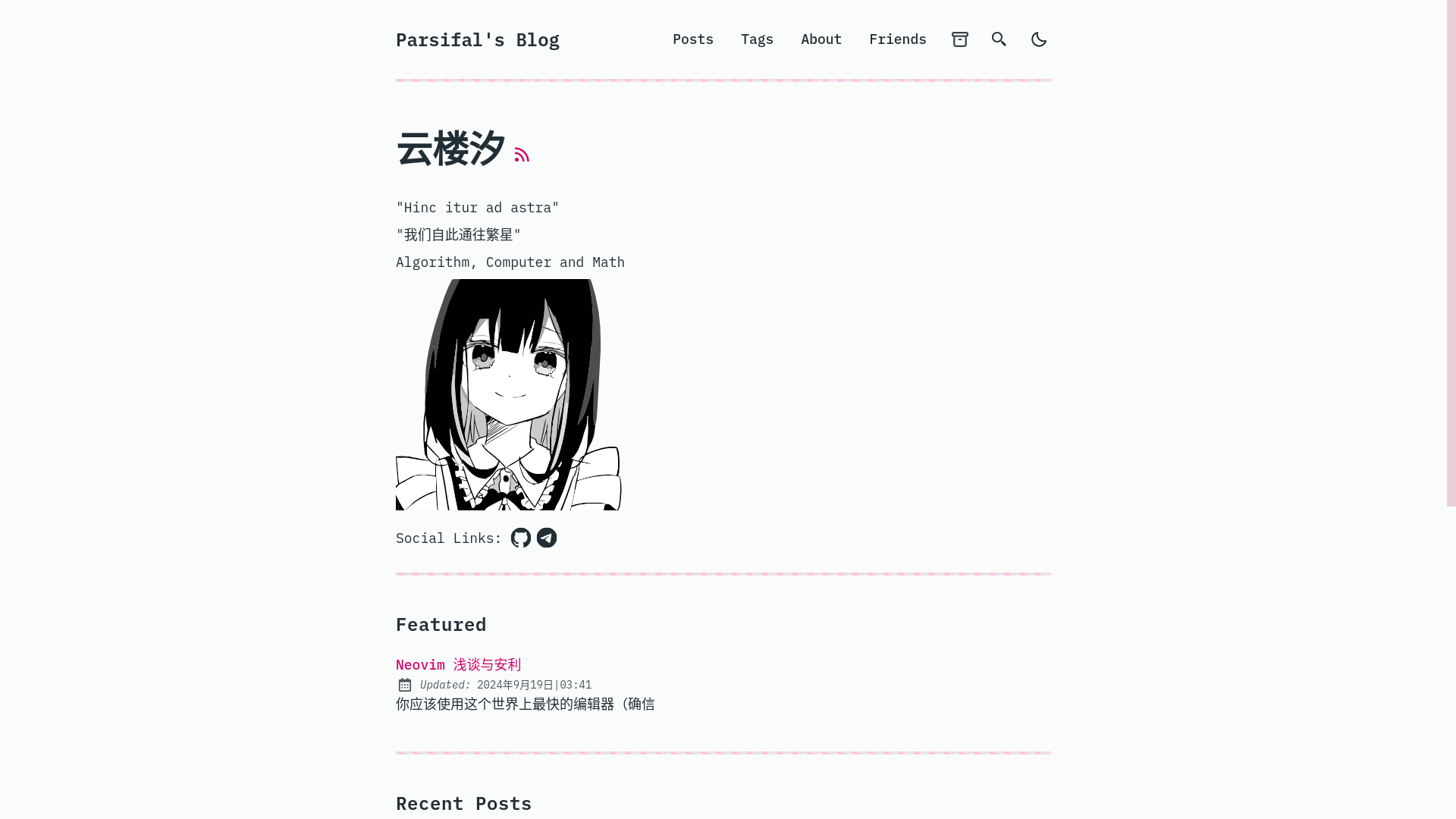 website screenshot of https://blog.cloudti.de/