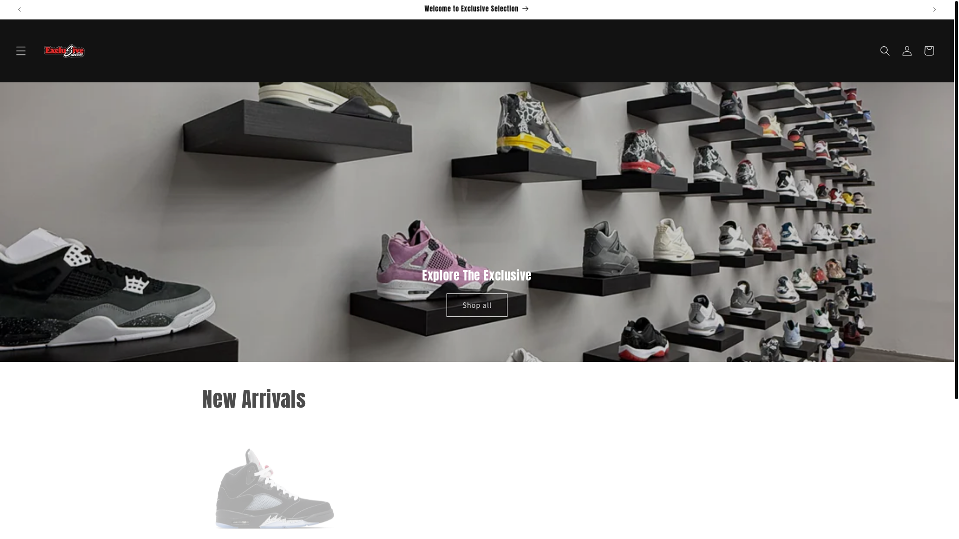 website screenshot of https://exclusiveselectionatl.com/