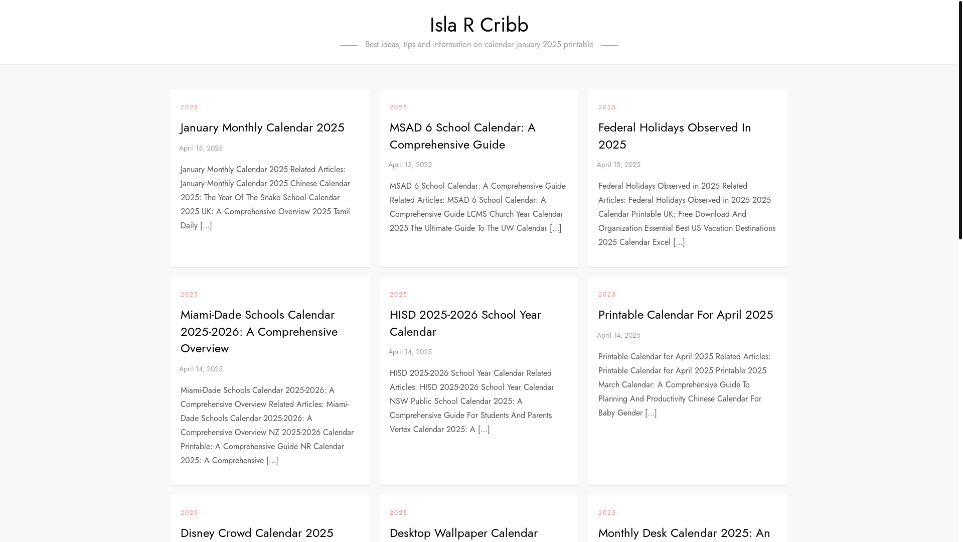 website screenshot of https://islarcribb.pages.dev/
