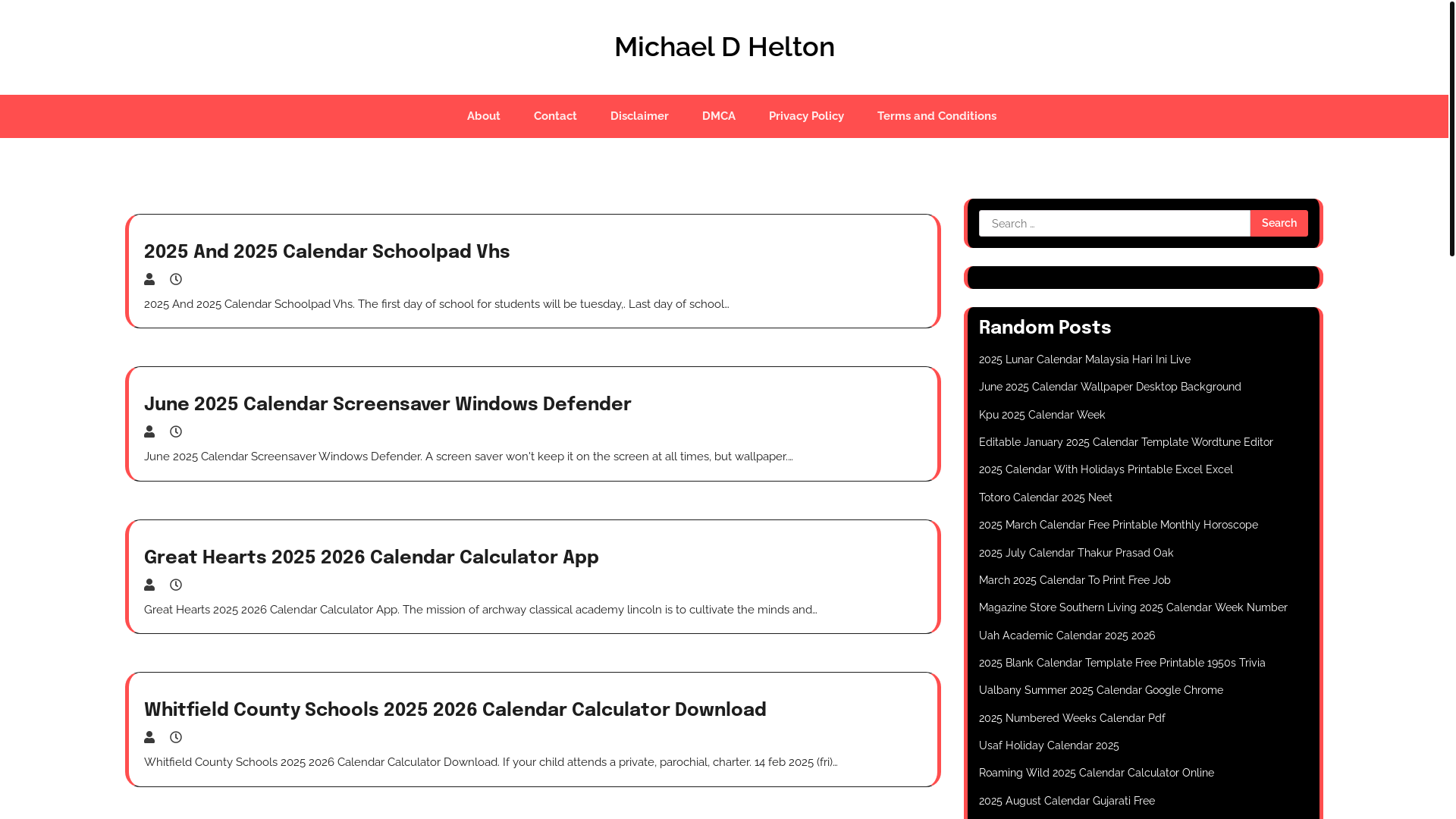 website screenshot of https://michaeldheltona.pages.dev/