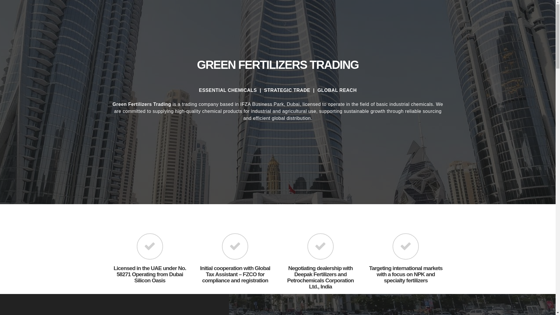 website screenshot of https://gferttrading.com/