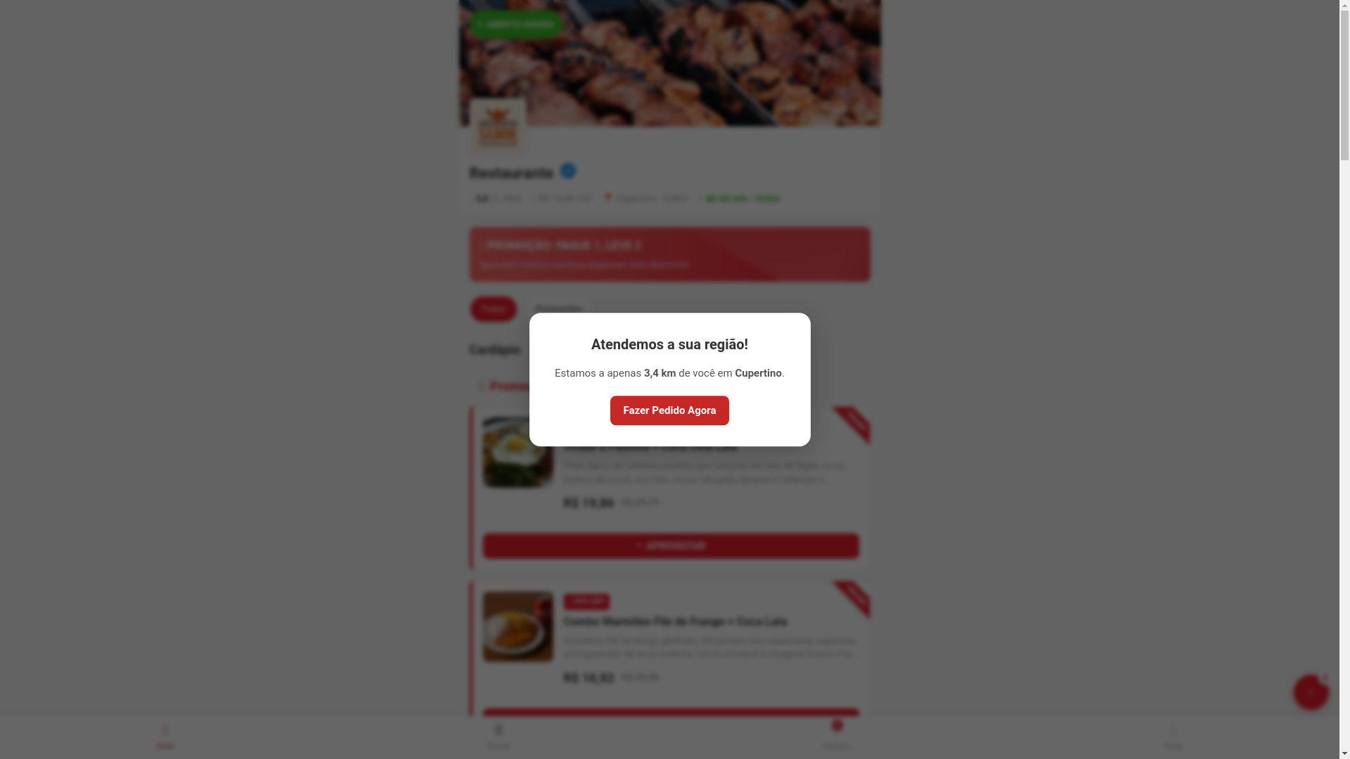 website screenshot of https://restauranteexpress.shop/