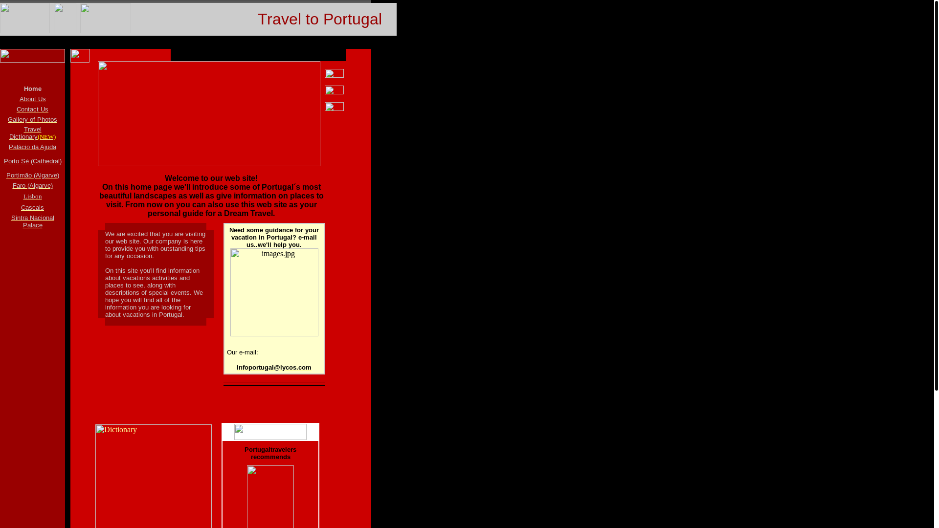 website screenshot of https://portugaltravelers.pages.dev/