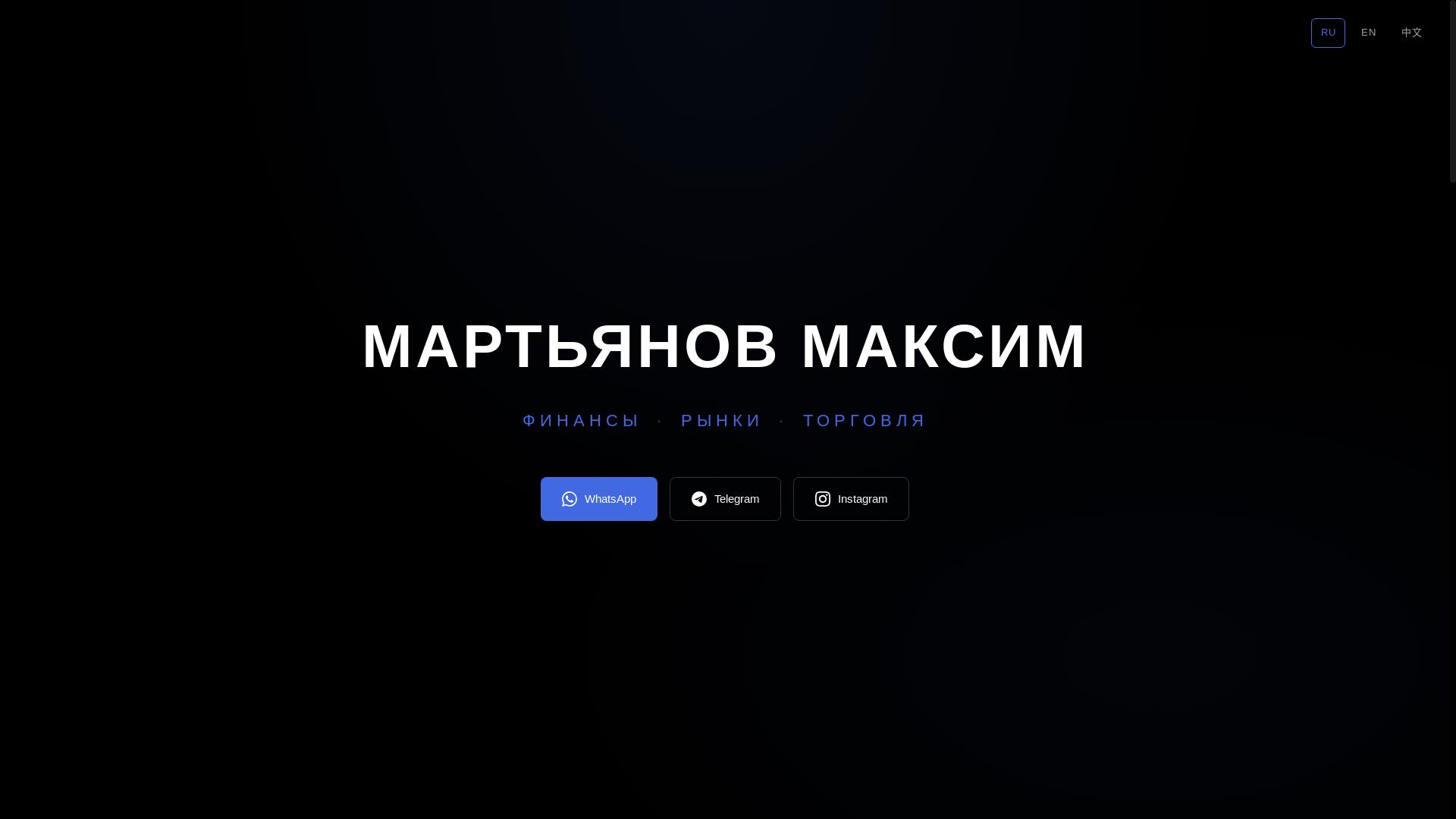 website screenshot of https://martyanovcapital.com/