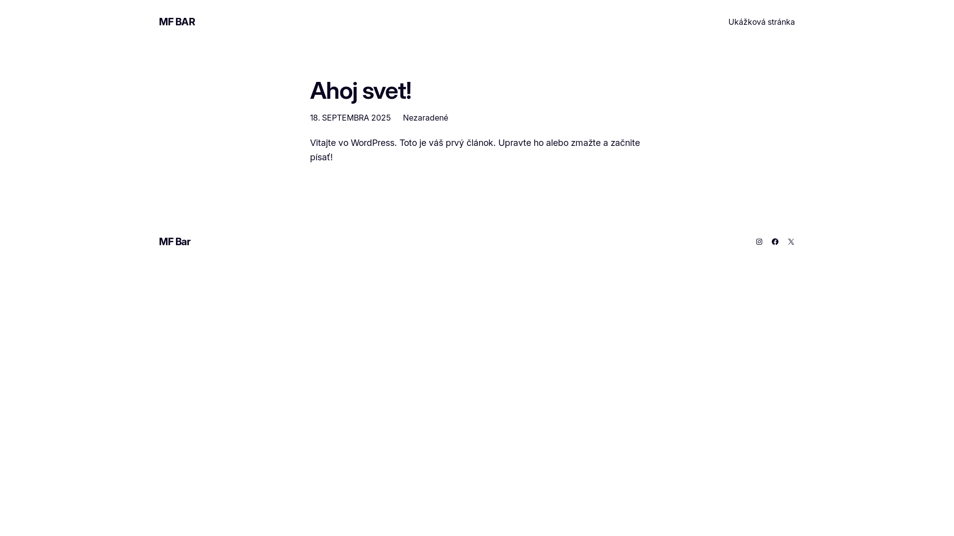 website screenshot of https://mfbar.sk/