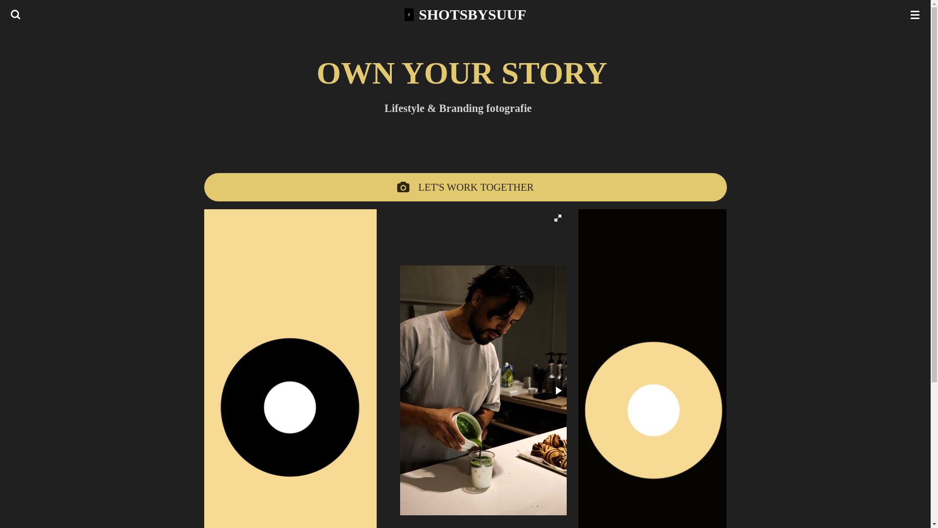 website screenshot of https://shotsbysuuf.com/